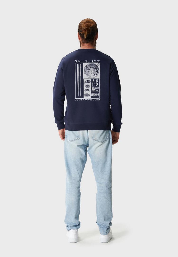 OLDSKULL OLDSKULL Asian Flavour Club Umami Sweatshirt Herren - Navy Blue - 3 | SportScheck