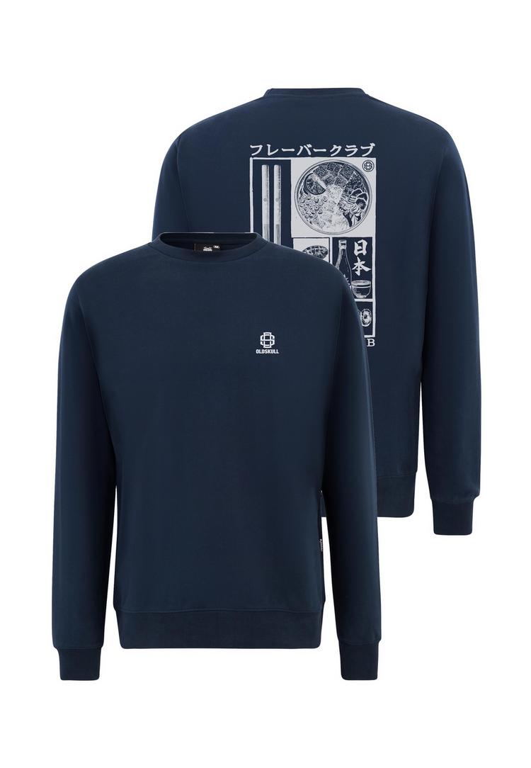 OLDSKULL OLDSKULL Asian Flavour Club Umami Sweatshirt Herren - Navy Blue - 0 | SportScheck