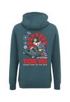 OLDSKULL Asian Neon DJane Logo Graphic Sweatjacke Herren - Dark Green