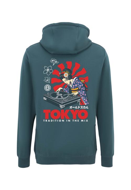 OLDSKULL Asian Neon DJane Logo Graphic Sweatjacke Herren