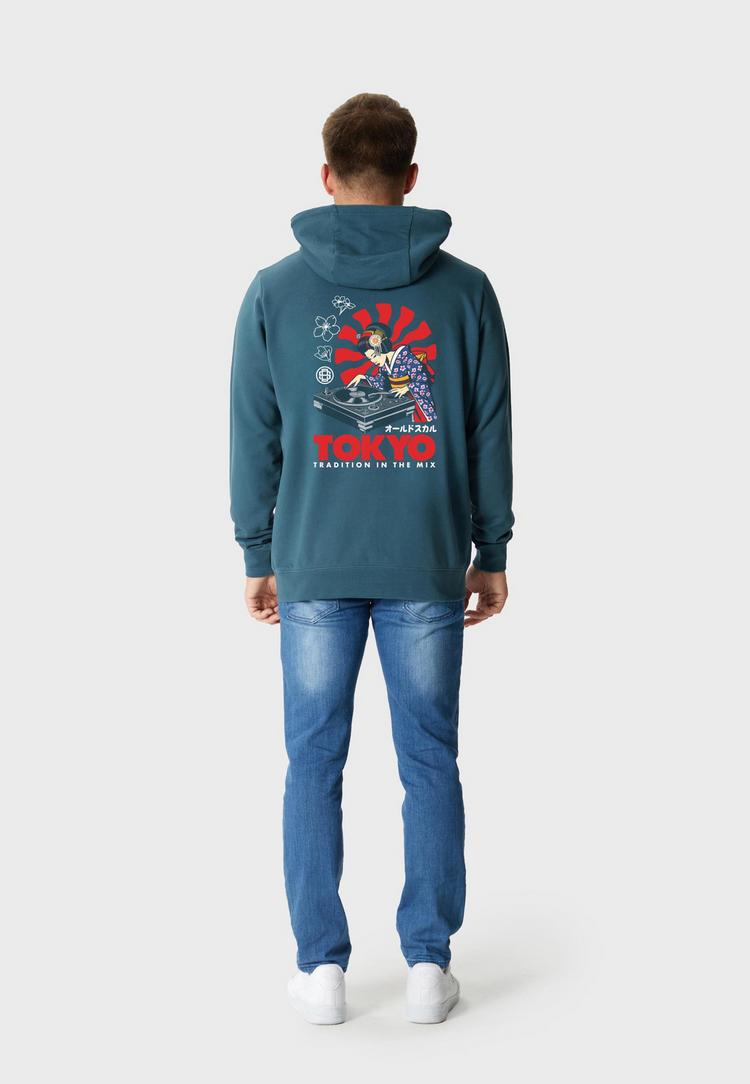OLDSKULL OLDSKULL Asian Neon DJane Logo Graphic Sweatjacke Herren - Dark Green - 0 | SportScheck