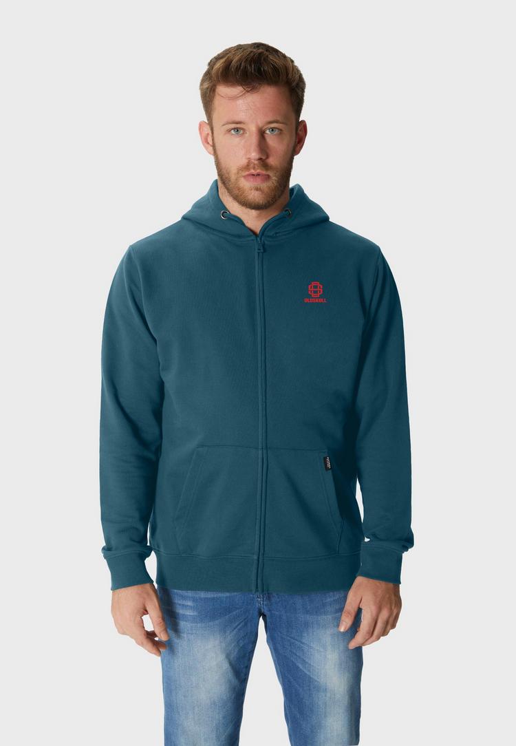 OLDSKULL OLDSKULL Asian Neon DJane Logo Graphic Sweatjacke Herren - Dark Green - 3 | SportScheck