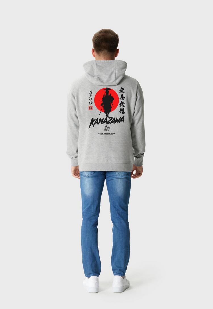 OLDSKULL OLDSKULL Asian Silent Blade Kanazawa Graphic Hoodie Herren - Heather Grey - 0 | SportScheck