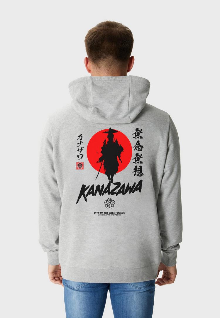 OLDSKULL OLDSKULL Asian Silent Blade Kanazawa Graphic Hoodie Herren - Heather Grey - 1 | SportScheck