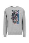 OLDSKULL Xtreme Samurai Skull Logo Graphic Sweatshirt Herren - Heather Grey
