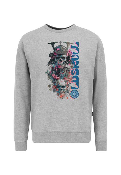OLDSKULL Xtreme Samurai Skull Logo Graphic Sweatshirt Herren