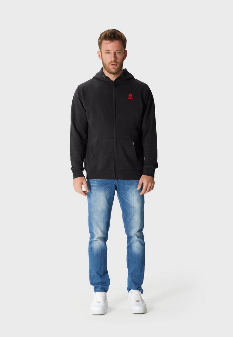 OLDSKULL OLDSKULL Asian Neon DJane Logo Graphic Sweatjacke Herren - Black - 3 | SportScheck