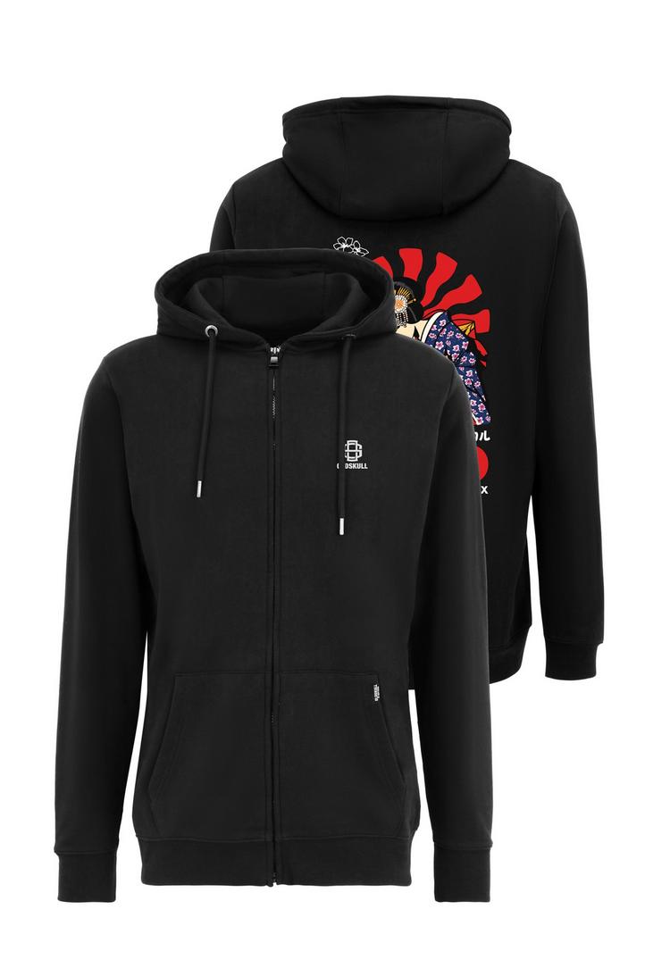 OLDSKULL OLDSKULL Asian Neon DJane Logo Graphic Sweatjacke Herren - Black - 0 | SportScheck