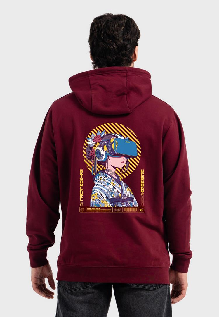 OLDSKULL OLDSKULL Asian Virtual Logo Graphic Sweatjacke Herren - Burgundy - 0 | SportScheck