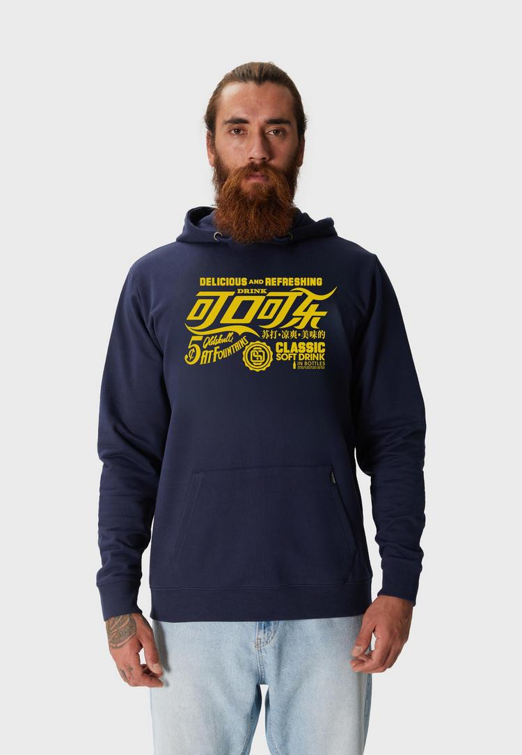 OLDSKULL OLDSKULL RETRO REFRESHING TYPOGRAPHY GRAPHIC Hoodie Herren - Navy Blue - 0 | SportScheck