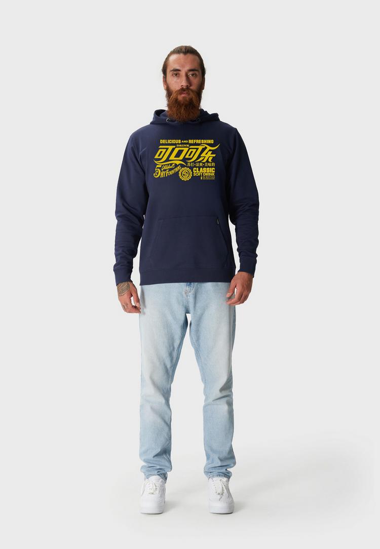 OLDSKULL OLDSKULL RETRO REFRESHING TYPOGRAPHY GRAPHIC Hoodie Herren - Navy Blue - 1 | SportScheck