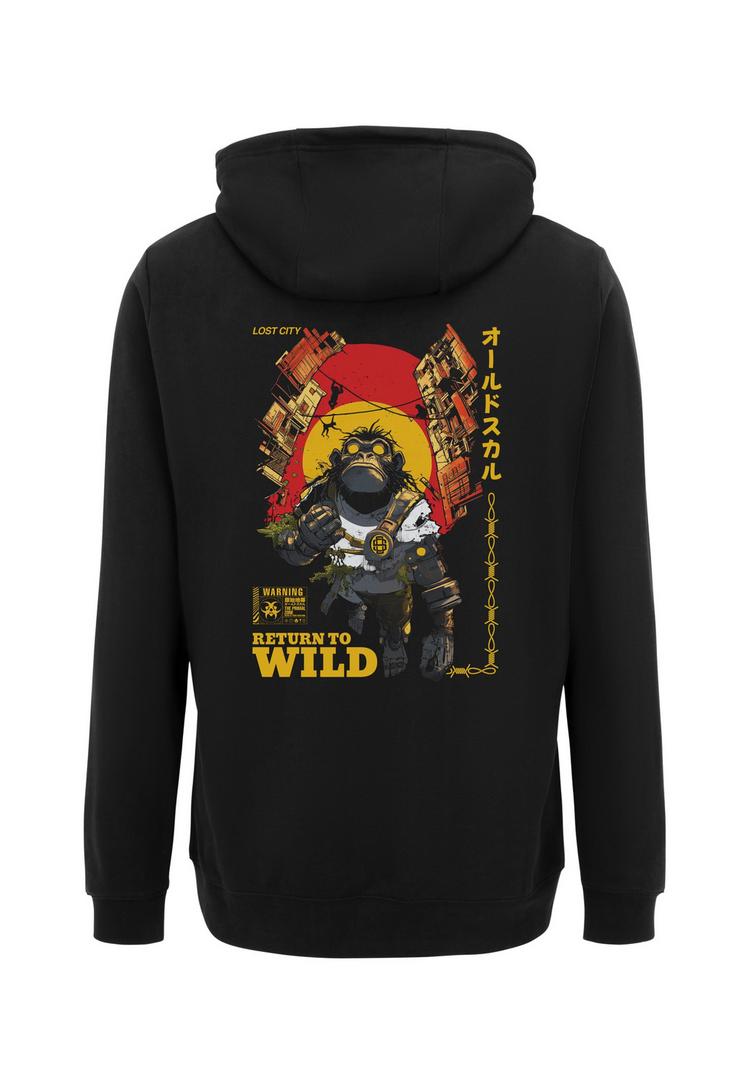 OLDSKULL OLDSKULL Wrldvibe Return to Wild Graphic Sweatjacke Herren - Black - 0 | SportScheck