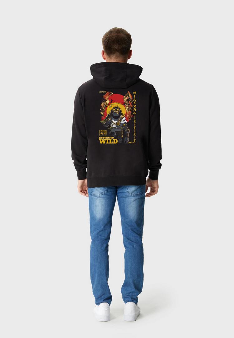 OLDSKULL OLDSKULL Wrldvibe Return to Wild Graphic Sweatjacke Herren - Black - 0 | SportScheck