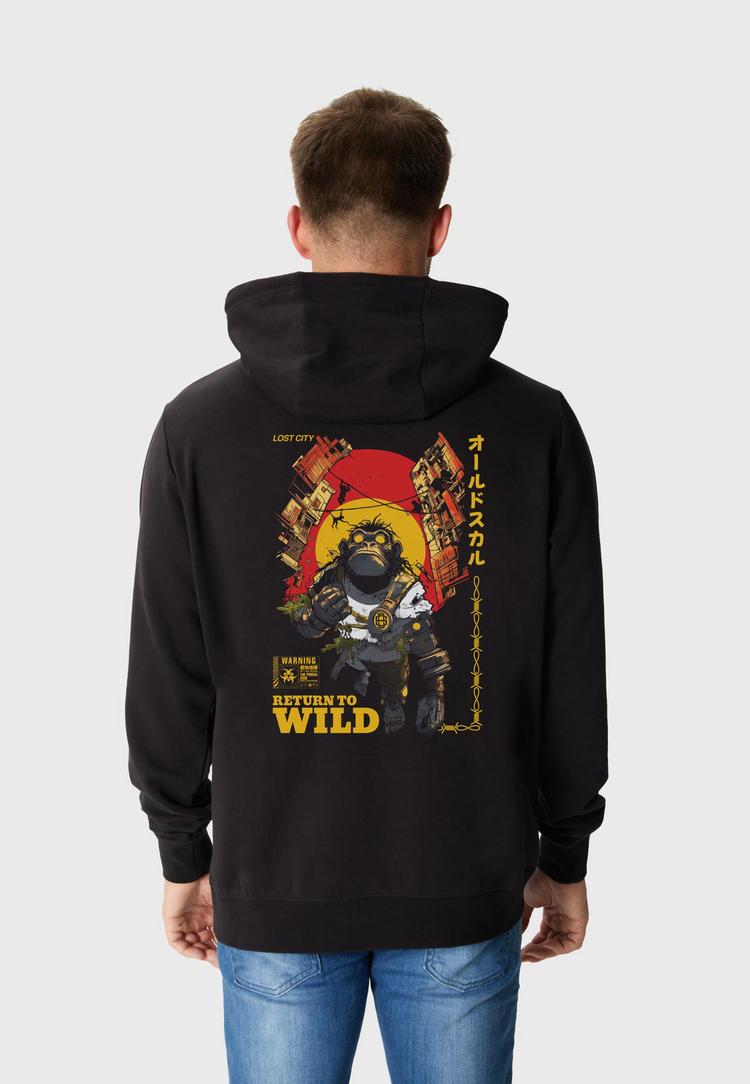 OLDSKULL OLDSKULL Wrldvibe Return to Wild Graphic Sweatjacke Herren - Black - 1 | SportScheck