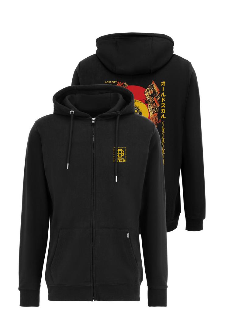 OLDSKULL OLDSKULL Wrldvibe Return to Wild Graphic Sweatjacke Herren - Black - 0 | SportScheck