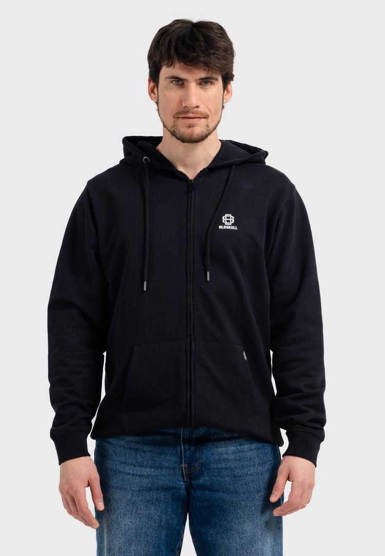 OLDSKULL OLDSKULL Basic Oldskull 25 Logo Sweatjacke - Black - 0 | SportScheck