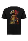 OLDSKULL Asian Kimono Beat Printshirt Herren - Black