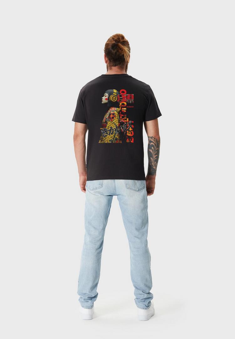 OLDSKULL OLDSKULL Asian Kimono Beat Printshirt Herren - Black - 1 | SportScheck