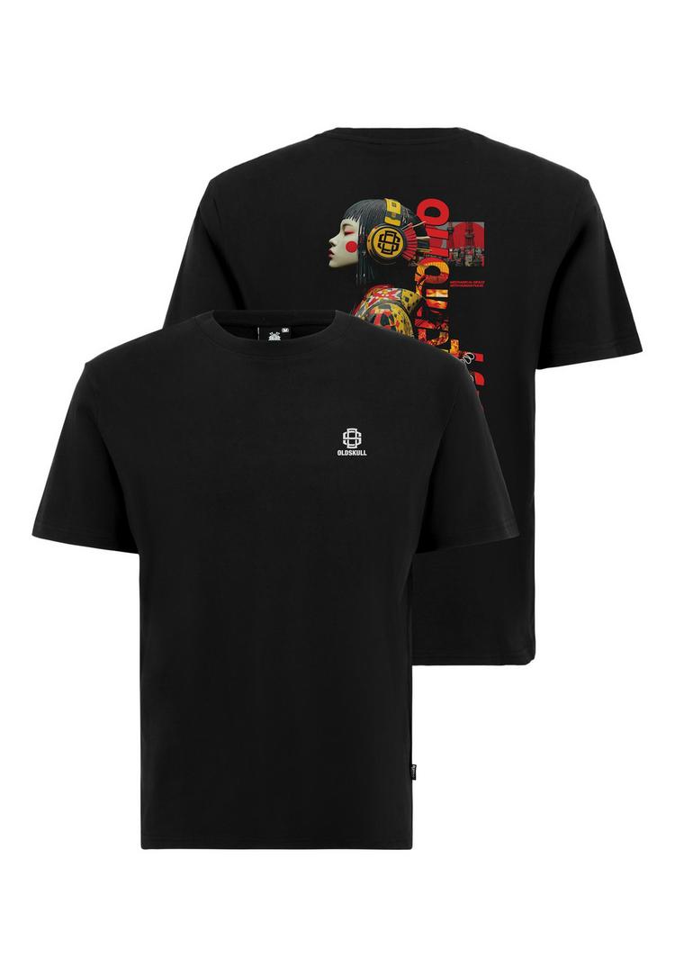 OLDSKULL OLDSKULL Asian Kimono Beat Printshirt Herren - Black - 0 | SportScheck