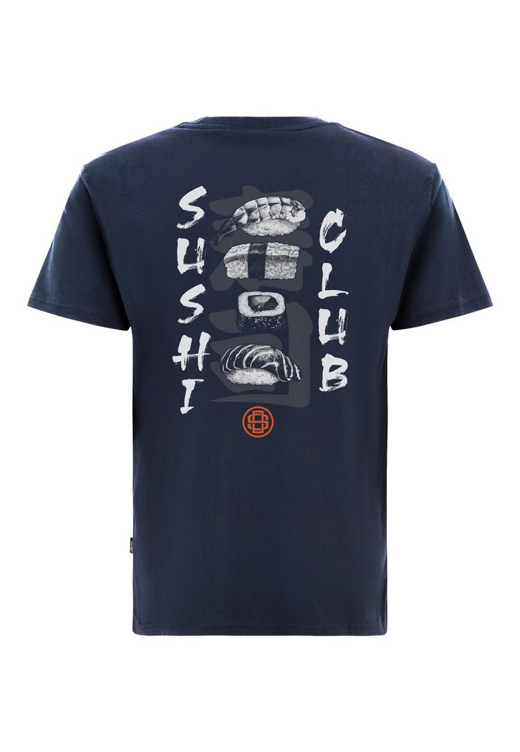 OLDSKULL OLDSKULL Asian Sushi Lover Graphic Printshirt Herren - Navy Blue - 0 | SportScheck