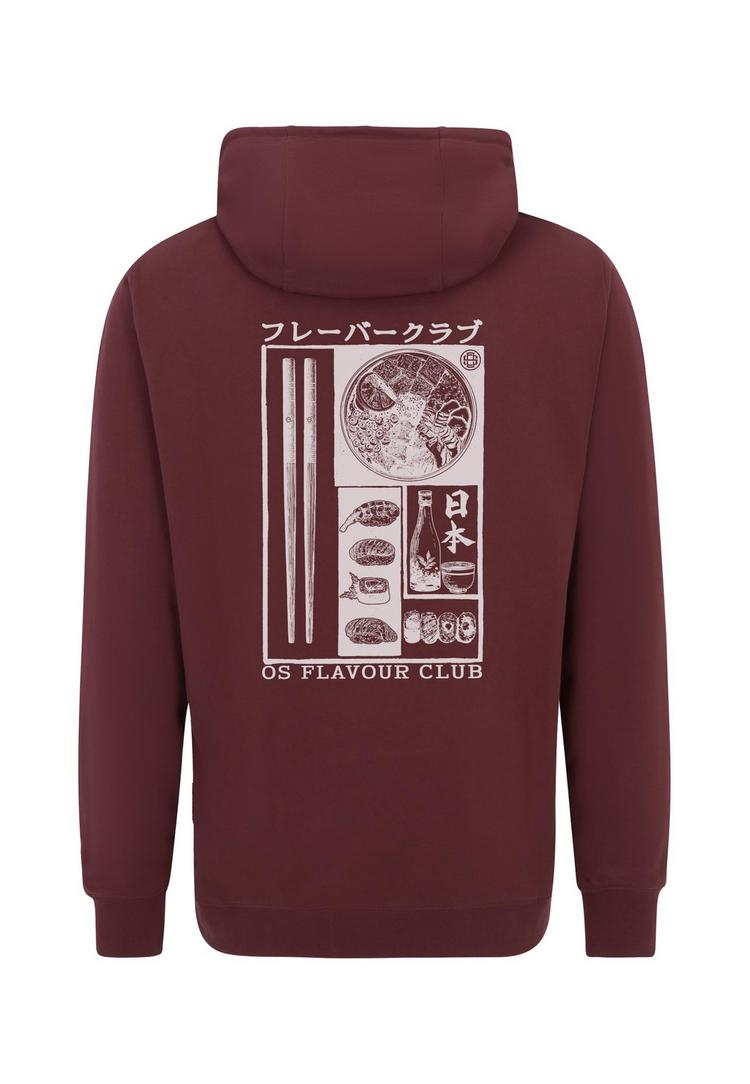 OLDSKULL OLDSKULL Asian Flavour Club Umami Graphic Hoodie Herren - Burgundy - 0 | SportScheck