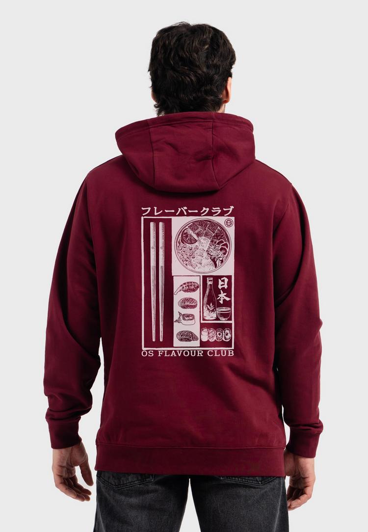 OLDSKULL OLDSKULL Asian Flavour Club Umami Graphic Hoodie Herren - Burgundy - 0 | SportScheck