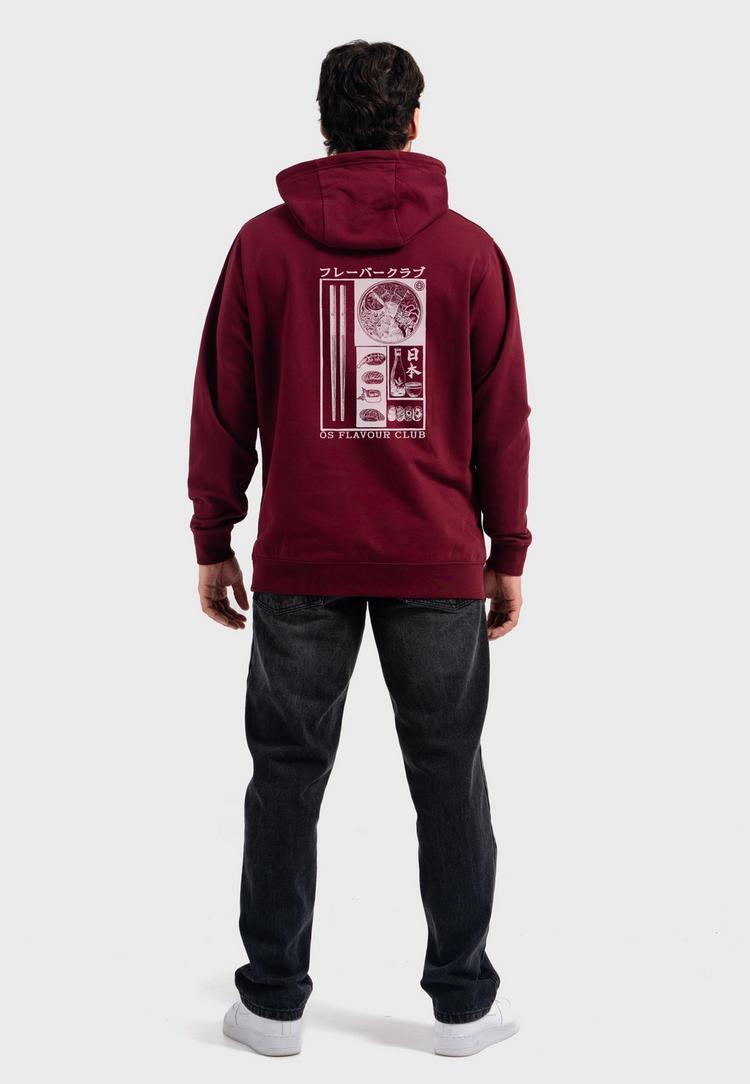 OLDSKULL OLDSKULL Asian Flavour Club Umami Graphic Hoodie Herren - Burgundy - 1 | SportScheck