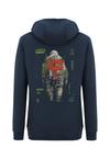 OLDSKULL Wrldvibe Urban Jungle Graphic Hoodie Herren - Navy Blue