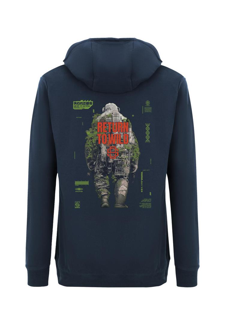 OLDSKULL OLDSKULL Wrldvibe Urban Jungle Graphic Hoodie Herren - Navy Blue - 0 | SportScheck
