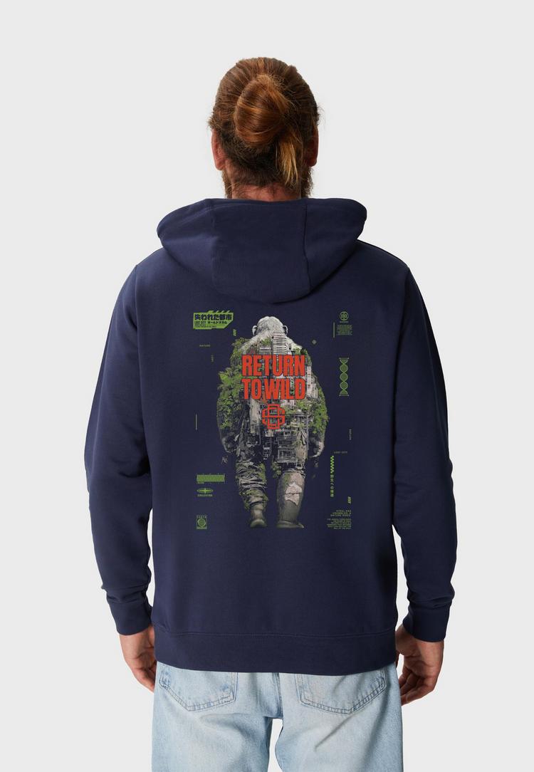 OLDSKULL OLDSKULL Wrldvibe Urban Jungle Graphic Hoodie Herren - Navy Blue - 0 | SportScheck