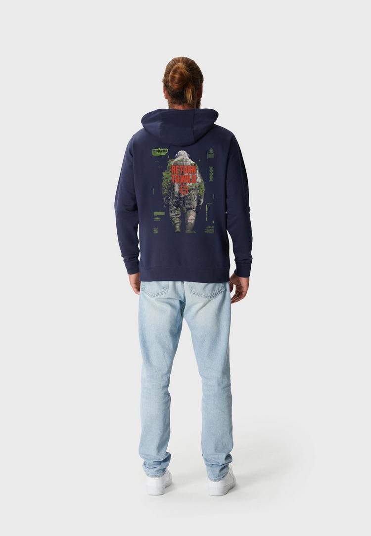 OLDSKULL OLDSKULL Wrldvibe Urban Jungle Graphic Hoodie Herren - Navy Blue - 1 | SportScheck