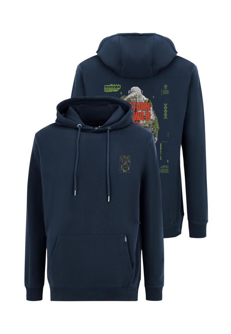 OLDSKULL OLDSKULL Wrldvibe Urban Jungle Graphic Hoodie Herren - Navy Blue - 0 | SportScheck