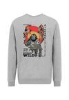 OLDSKULL Wrldvibe Return to Wild Graphic Sweatshirt Herren - Heather Grey