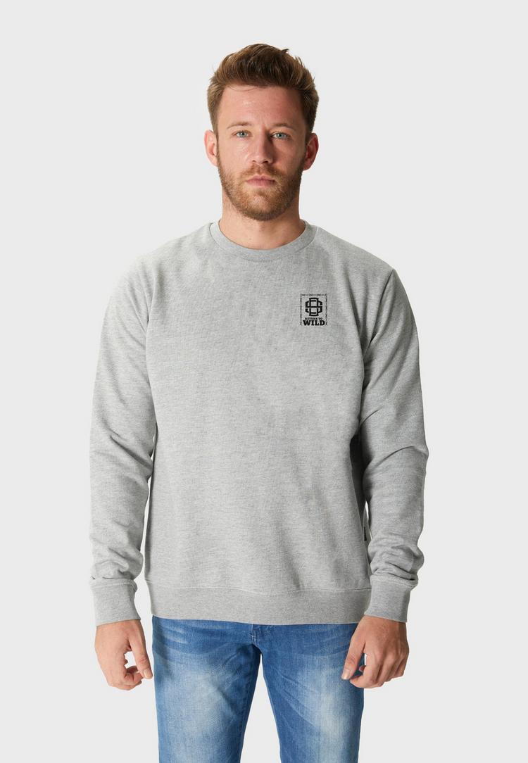 OLDSKULL OLDSKULL Wrldvibe Return to Wild Graphic Sweatshirt Herren - Heather Grey - 2 | SportScheck