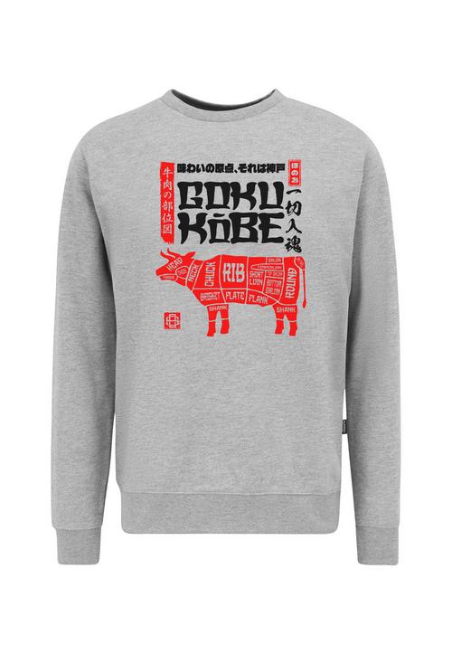 OLDSKULL Asian Kobe Beef Butcher Chart Graphic Sweatshirt Herren