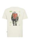 OLDSKULL Wrldvibe Urban Jungle Graphic Printshirt Herren - Off White
