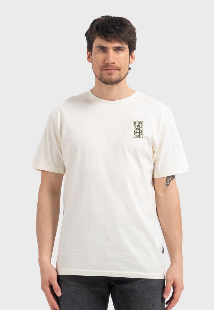 OLDSKULL OLDSKULL Wrldvibe Urban Jungle Graphic Printshirt Herren - Off White - 3 | SportScheck