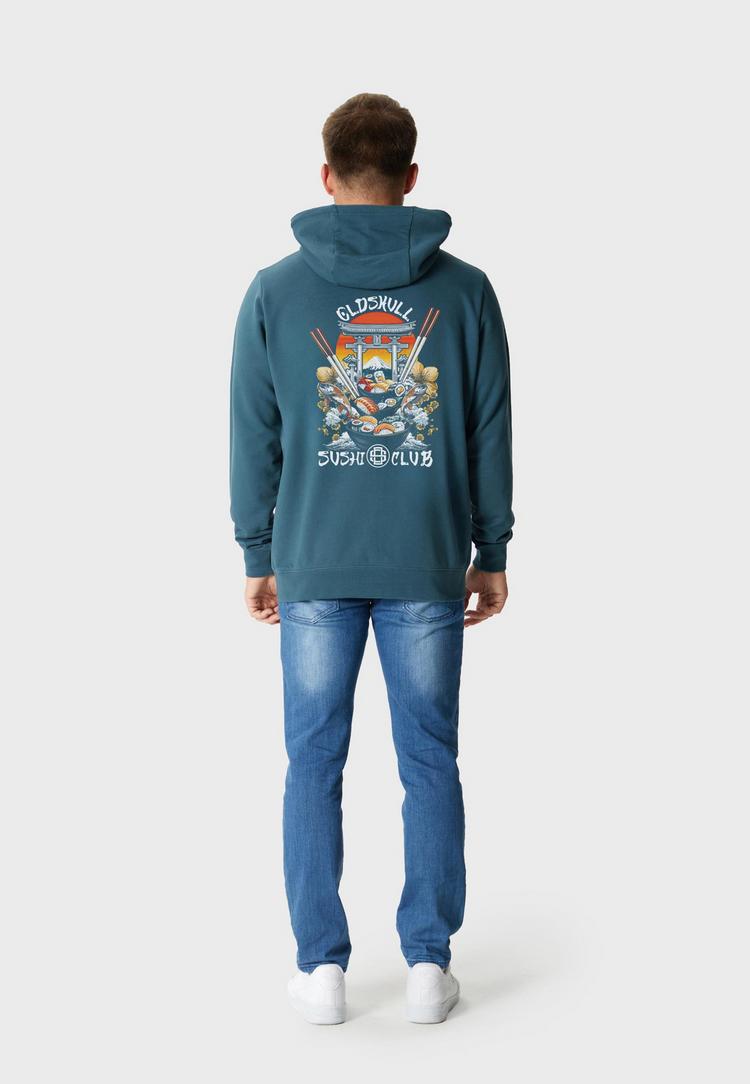 OLDSKULL OLDSKULL Asian Sushi Rollmate Graphic Hoodie Herren - Dark Green - 1 | SportScheck