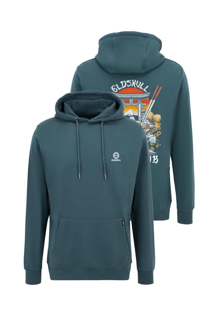 OLDSKULL OLDSKULL Asian Sushi Rollmate Graphic Hoodie Herren - Dark Green - 0 | SportScheck
