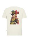 OLDSKULL Asian Kimono Beat Printshirt Herren - Off White