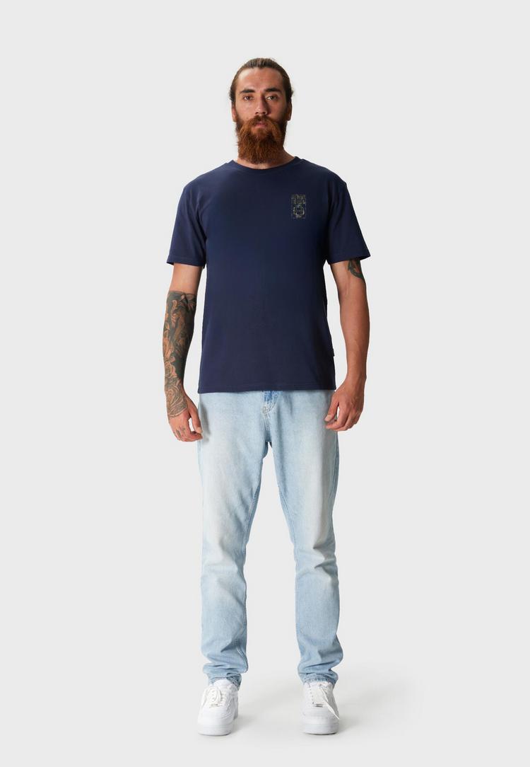 OLDSKULL OLDSKULL Wrldvibe Urban Jungle Graphic Printshirt Herren - Navy Blue - 2 | SportScheck