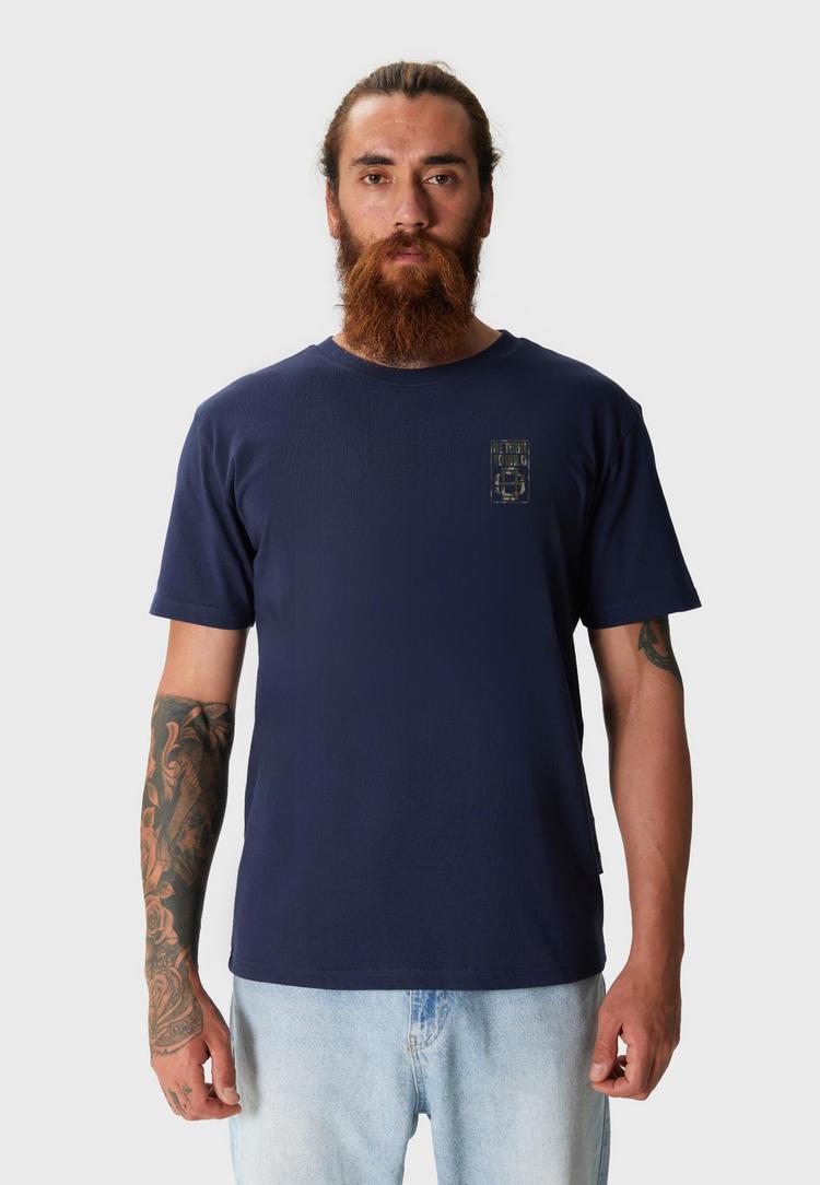 OLDSKULL OLDSKULL Wrldvibe Urban Jungle Graphic Printshirt Herren - Navy Blue - 3 | SportScheck