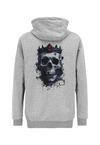 OLDSKULL Xtreme Royal Skull Graphic Hoodie Herren - Heather Grey