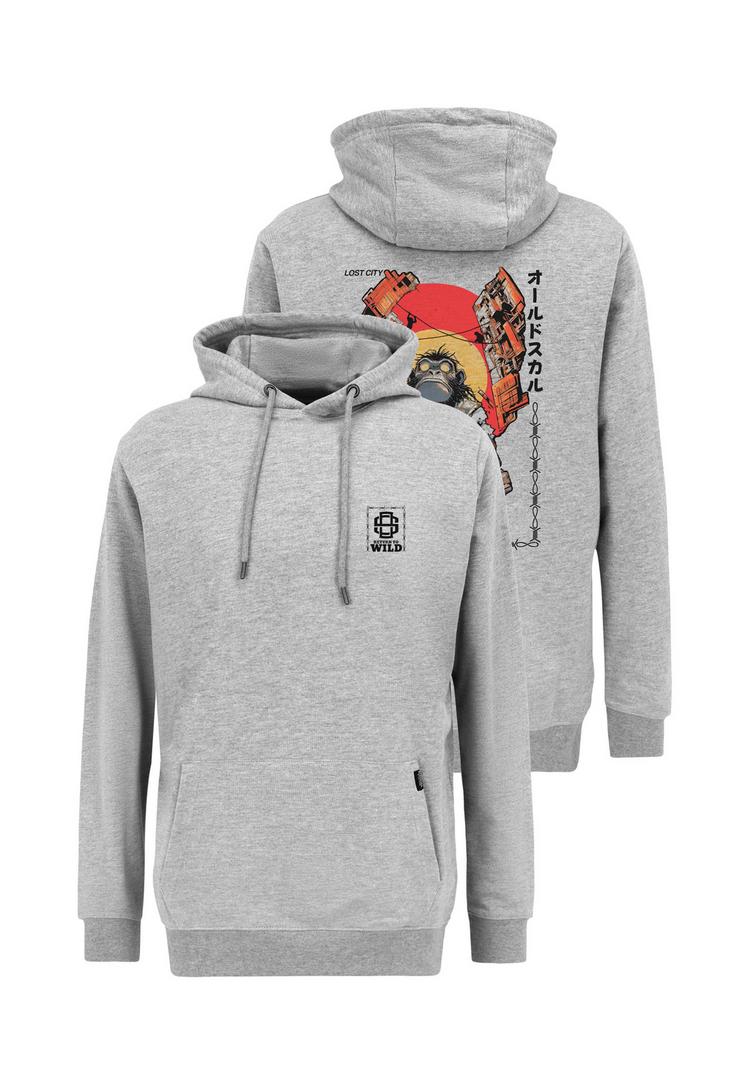 OLDSKULL OLDSKULL Wrldvibe Return to Wild Graphic Hoodie Herren - Heather Grey - 0 | SportScheck