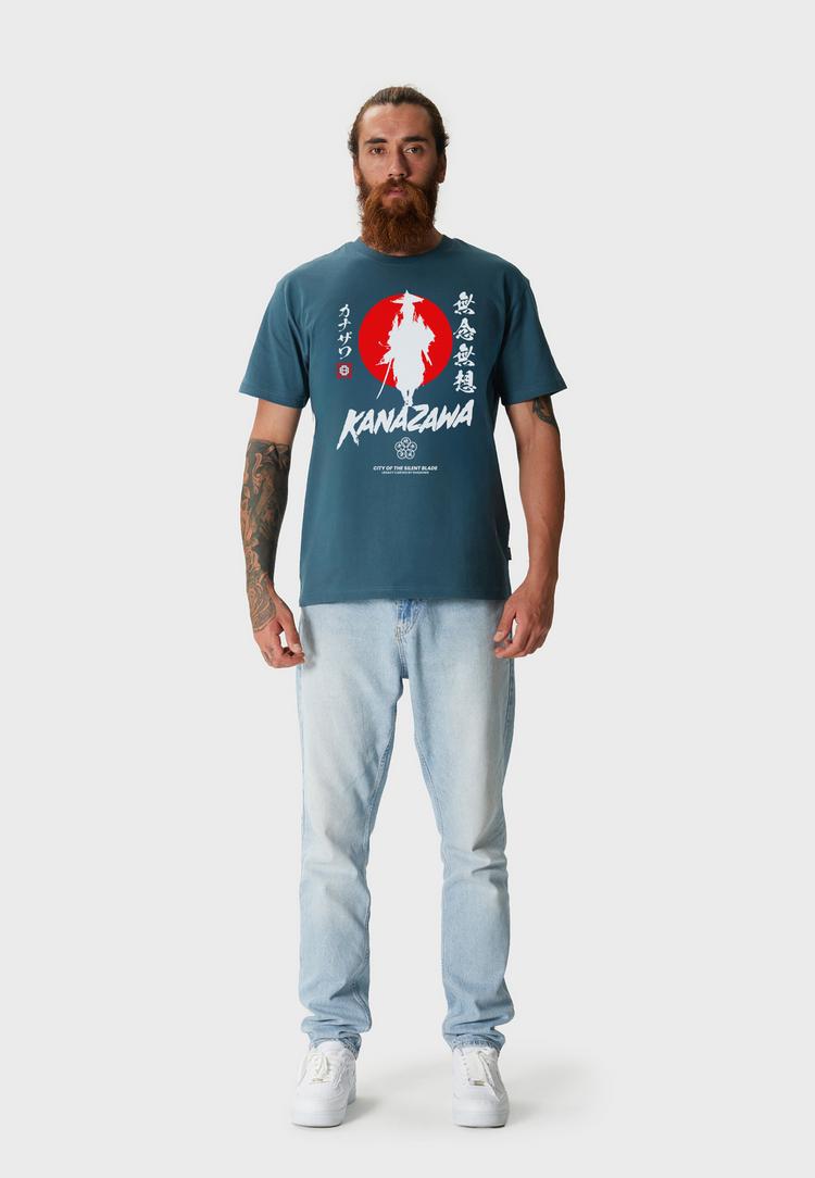 OLDSKULL OLDSKULL Asian Silent Blade Kanazawa Printshirt Herren - Dark Green - 0 | SportScheck