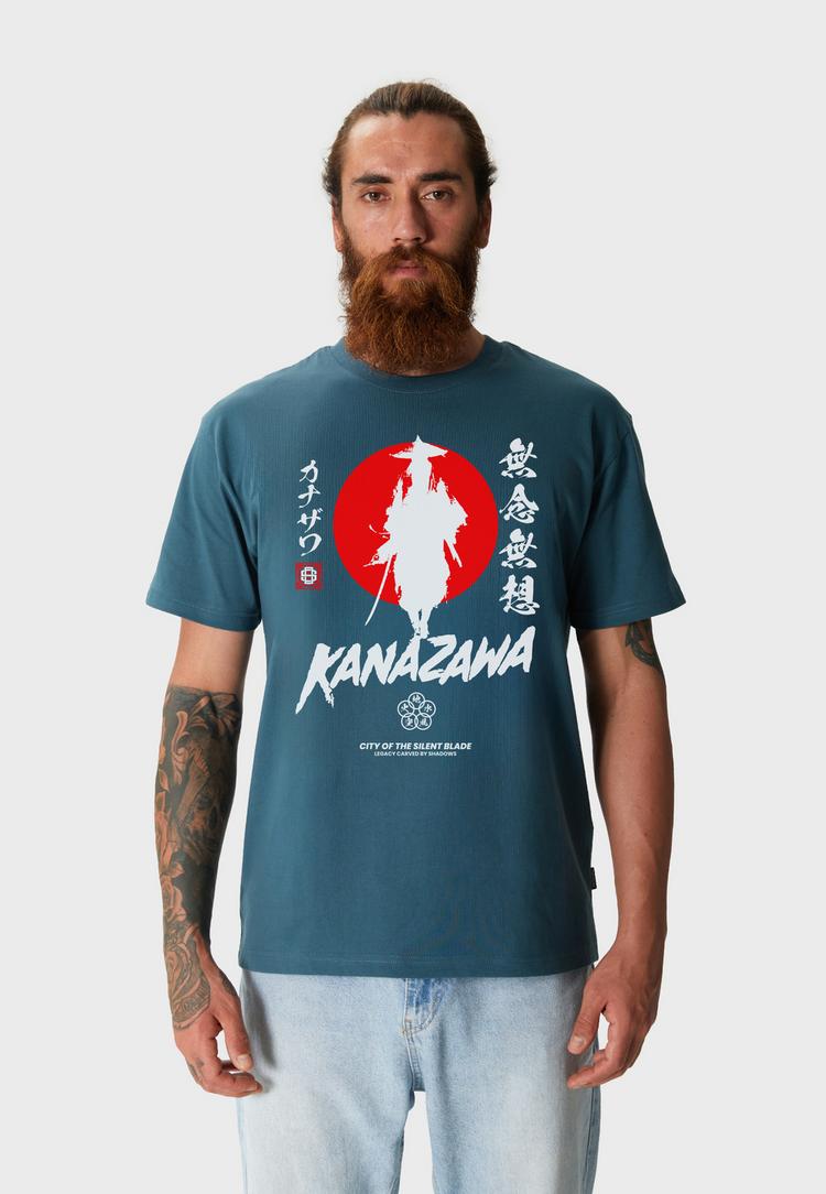 OLDSKULL OLDSKULL Asian Silent Blade Kanazawa Printshirt Herren - Dark Green - 1 | SportScheck