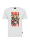 OLDSKULL Xtreme Sugar Skull Graphic Printshirt Herren - White