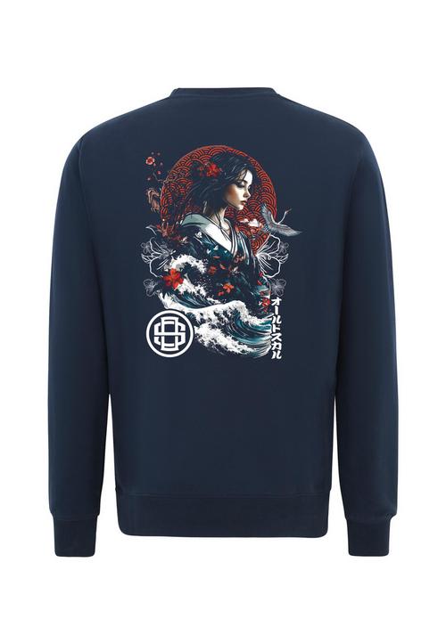 OLDSKULL Asian Blossom Queen Logo Graphic Sweatshirt Herren