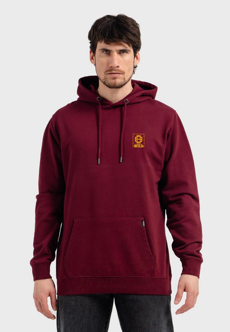 OLDSKULL OLDSKULL Wrldvibe Return to Wild Graphic Hoodie Herren - Burgundy - 2 | SportScheck