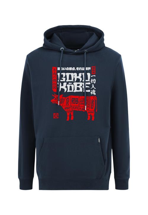 OLDSKULL Asian Kobe Beef Butcher Chart Graphic Hoodie Herren